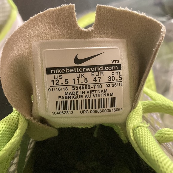 Mens Nike fitsole lunaron shoes - Picture 5 of 8